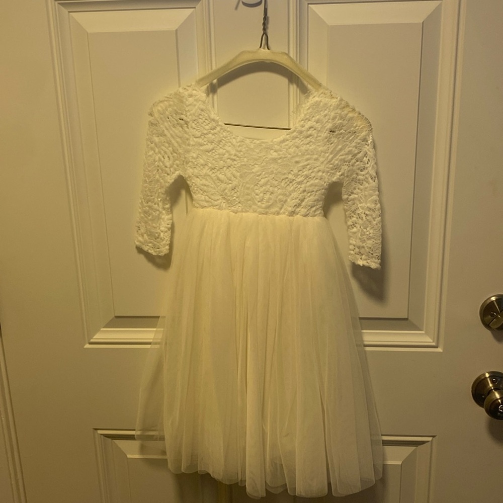 Flower girl dress, worn once